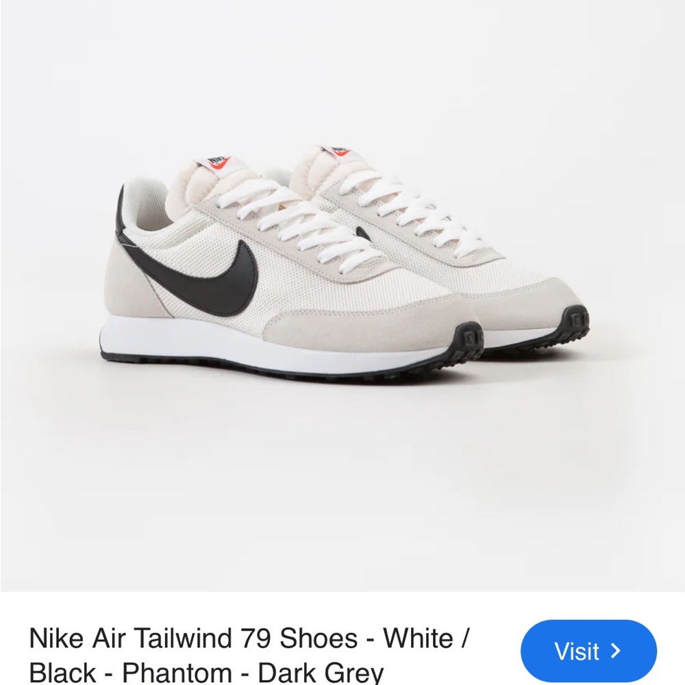Nike Air Tailwind 79 - White and Black Sneakers